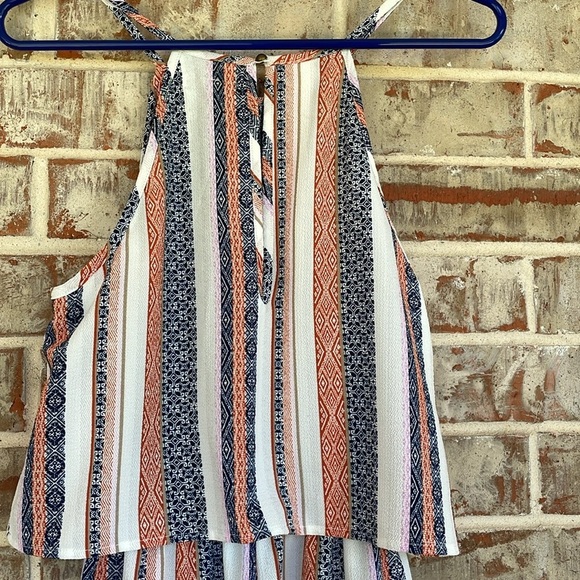 Speechless Striped Sleeveless Striped Multicolor Jumpsuit - Picture 9 of 11